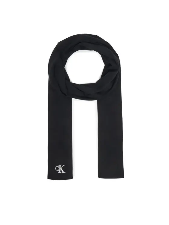 CALVIN KLEIN SCIARPA IN LANA FINE RIB LV04D8021G UB1