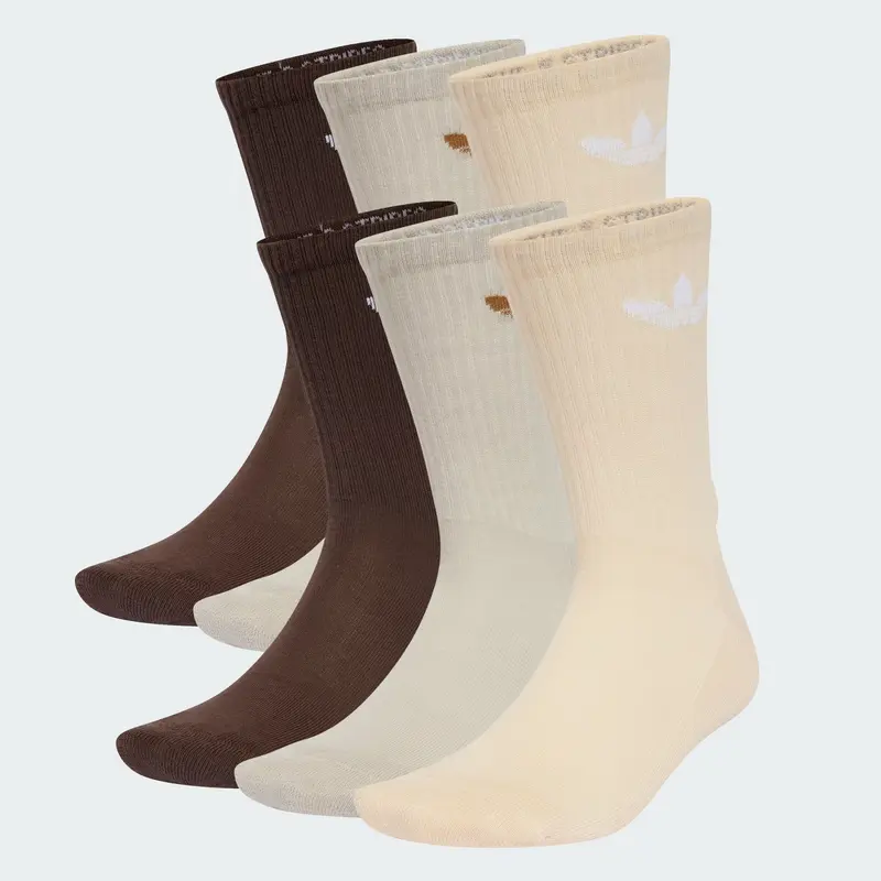 CALZE MULTIPACK ADIDAS ORIGINALS TREFOIL CUSHION CREW (6 PAIA)