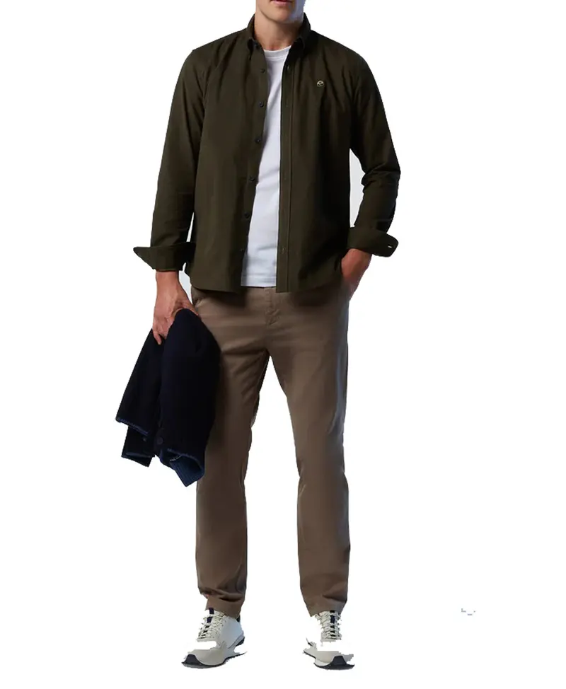 Camicia North Sails uomo in velluto