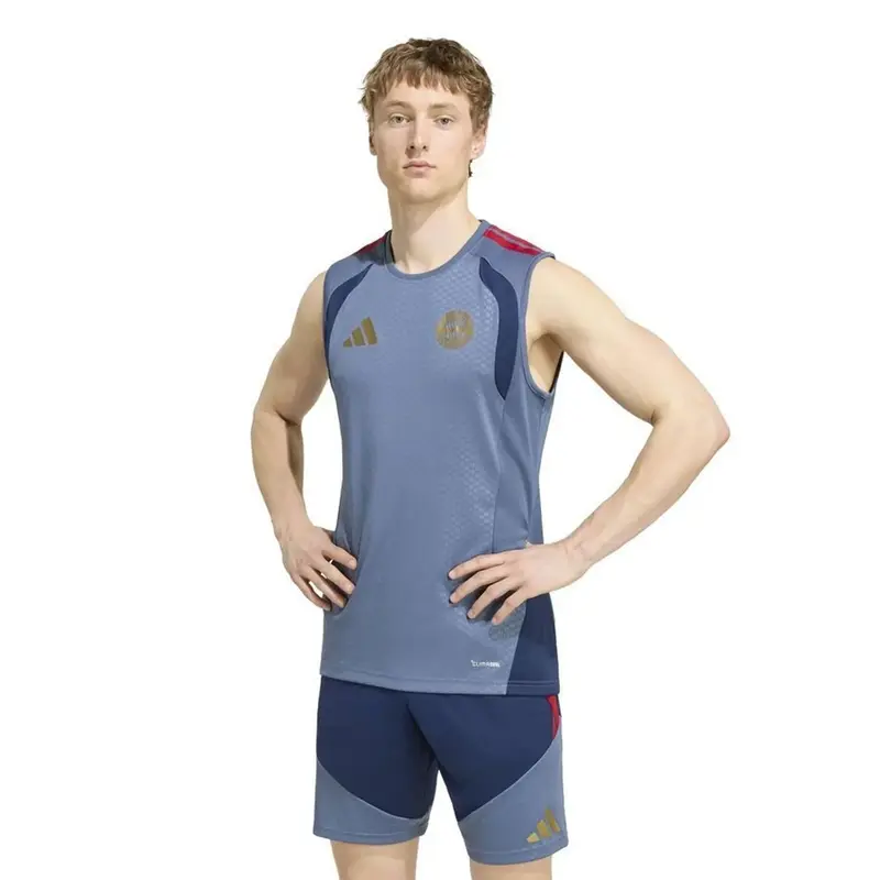 CANOTTA UOMO ADIDAS FC BAYERN MONACO ALLENAMENTO 2026/27 BLU