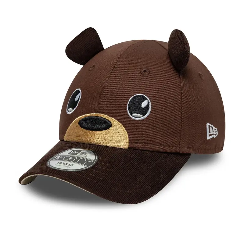 CAPPELLINO BAMBINI NEW ERA 9FORTY BEAR CORD EARS – BROWN