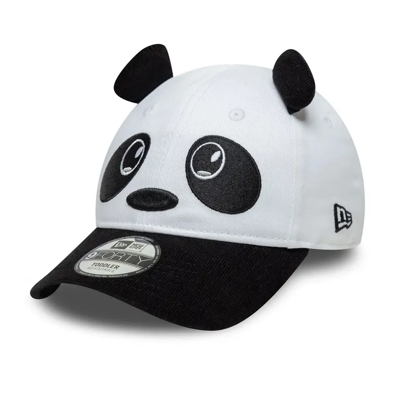 CAPPELLINO BAMBINI NEW ERA 9FORTY PANDA CORD EARS – WHITE