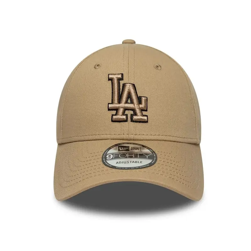 CAPPELLINO UNISEX ADULTO NEW ERA 9FORTY LA DODGERS – BEIGE/KHAKI