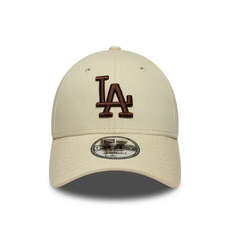 CAPPELLINO UNISEX ADULTO NEW ERA 9FORTY LA DODGERS LEAGUE ESSENTIAL – BEIGE