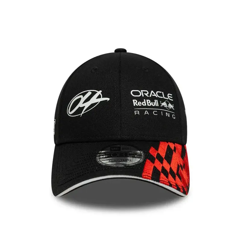 CAPPELLINO UNISEX NEW ERA 9FORTY ORACLE RED BULL RACING NERO E ROSSO