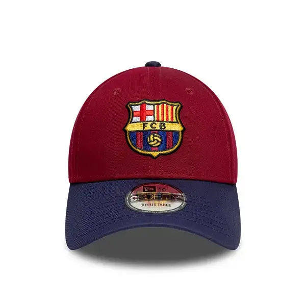 CAPPELLINO UOMO NEW ERA CONTRAST 9FORTY FC BARCELONA BORDEAUX E BLU NAVY