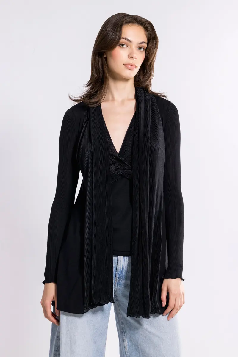 Cardigan Woman Wool and Silk 6878
