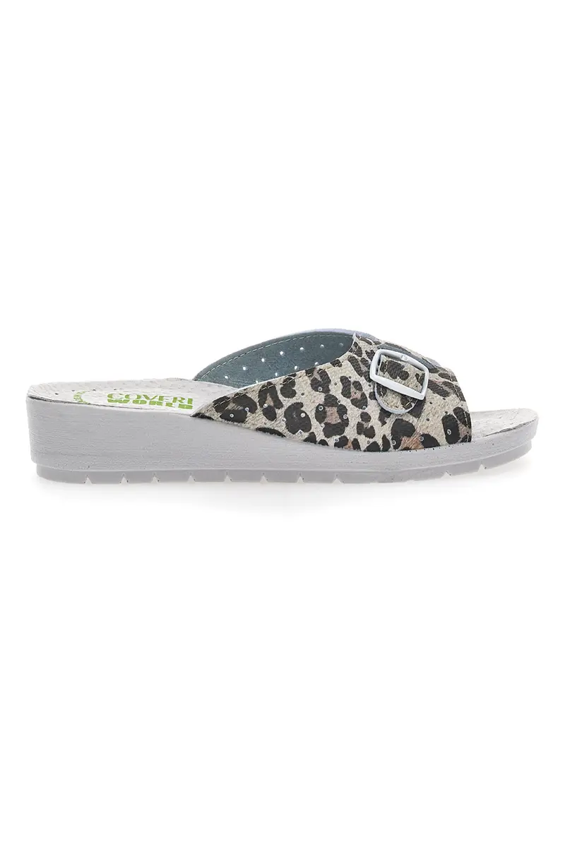 Ciabatte da Lavoro Coveri World 132 Leopardate