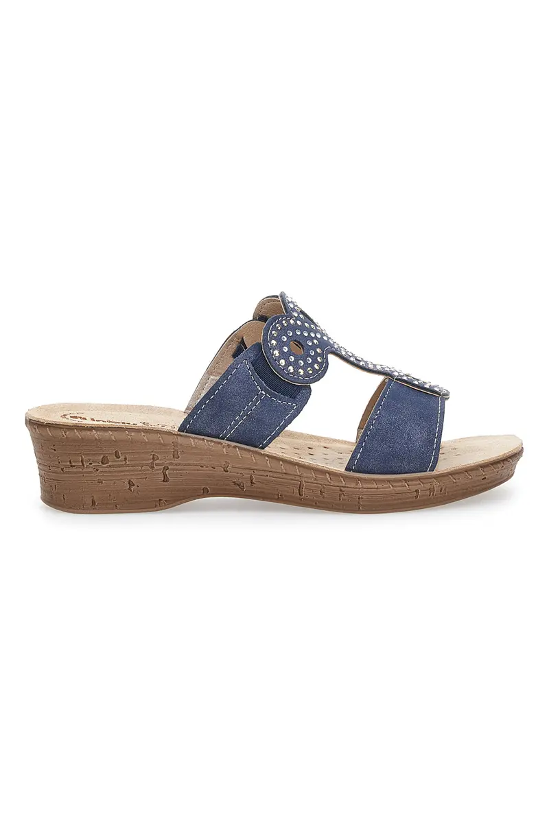 Ciabatte Inblu 2684 Navy con Strass