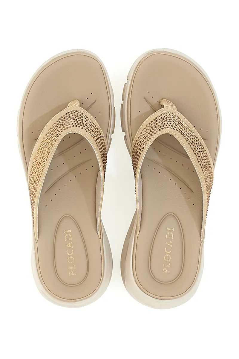 Ciabatte Infradito Beige Ammortizzate Plocadi G80635