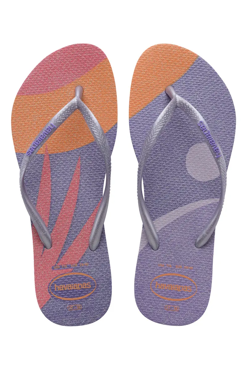 Ciabatte Infradito Lilla Havaianas Slim Palette Glow