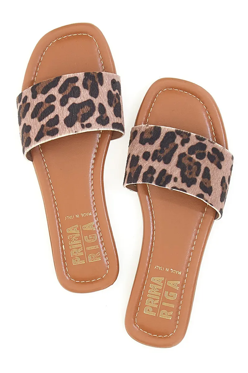 Ciabatte Leopardate Animalier Prima Riga 110