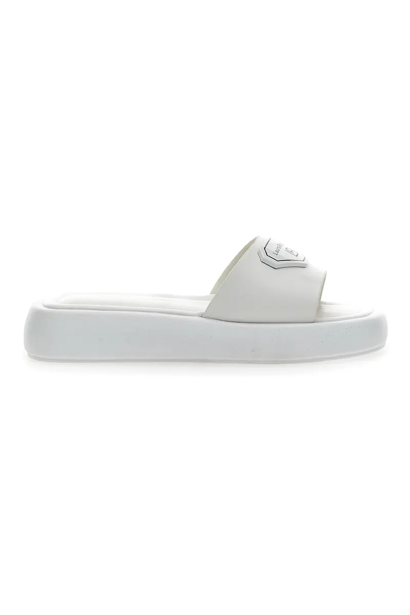 Ciabatte Platform Laura Biagiotti 8173 Bianche