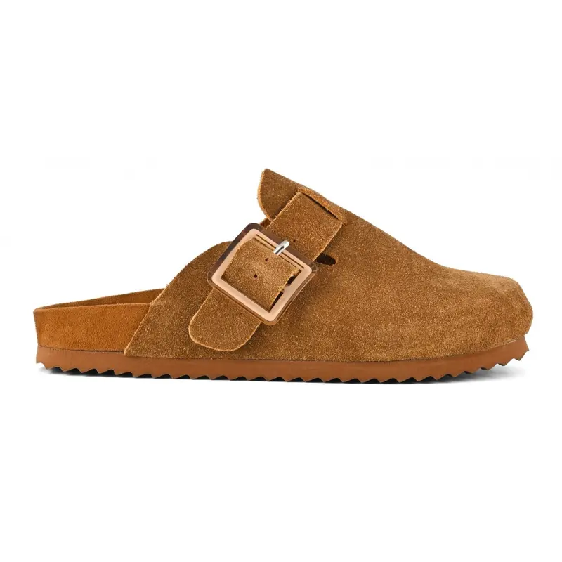 COLORS OF CALIFORNIA SABOT IN SUEDE CON FIBIA BIO086 TAN