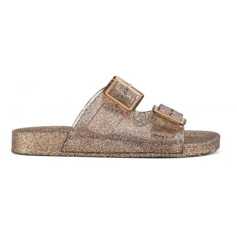 COLORS OF CALIFORNIA SANDALO CIABATTA GLITTER JELLY CHJ0016 FUM