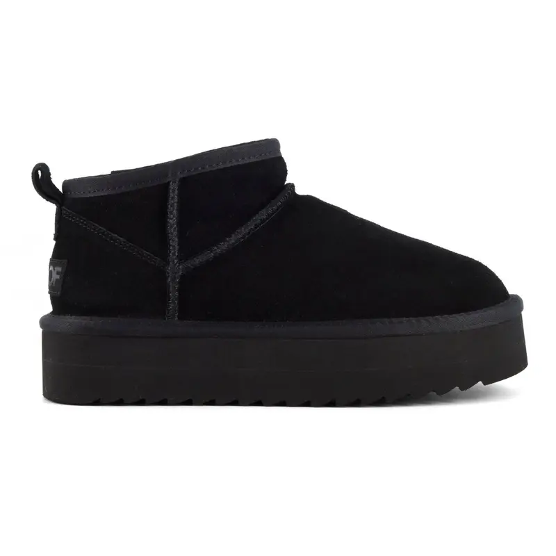 COLORS OF CALIFORNIA W PLATFORM WINTER BOOT IN SUEDE YWPLA01 BLA