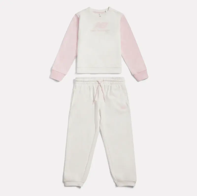 COMPLETO NEW BALANCE BABY FRENCH TERRY STACKED LOGO