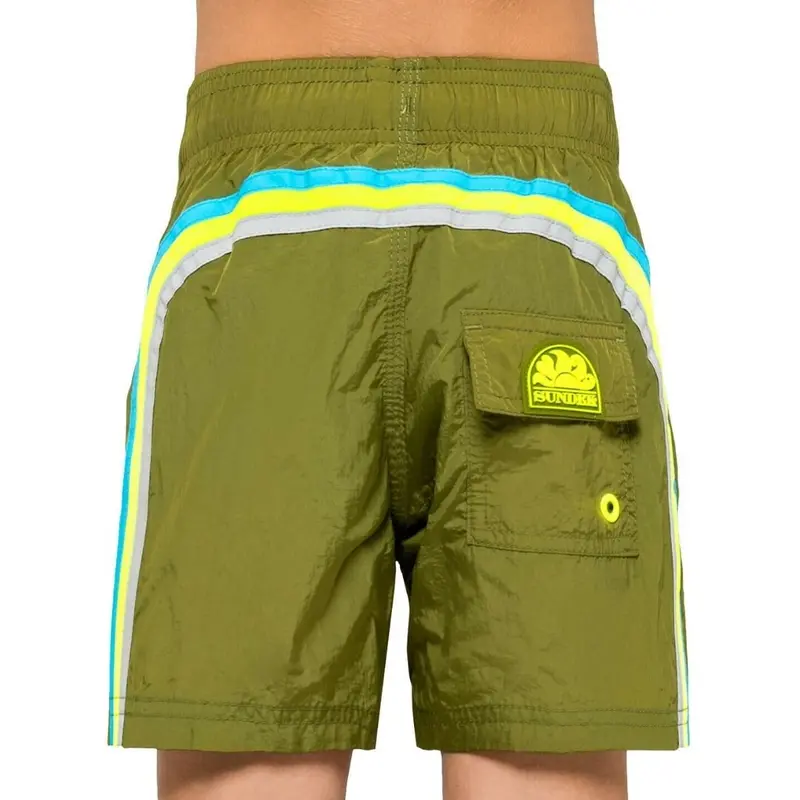 Costume boardshort da bambino Sundek colore verde