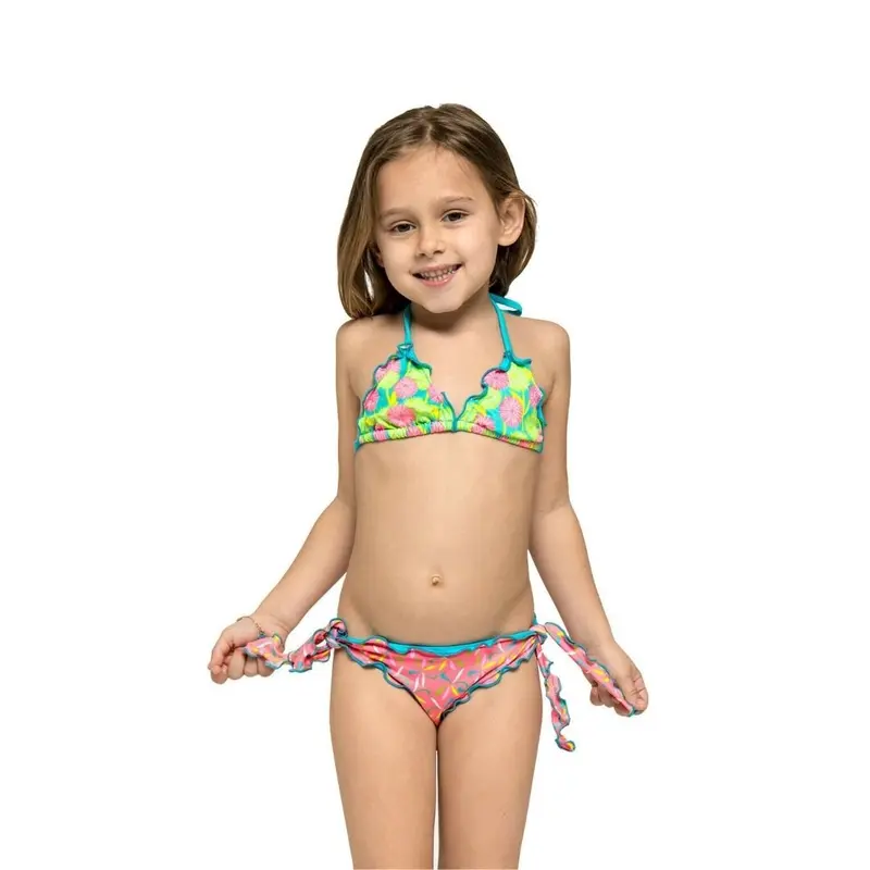 Costume da mare Sundek da bambina fantasia Hawaii