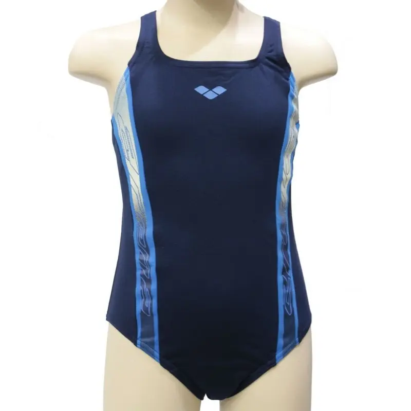 Costume piscina da bambina Arena blu e azzurro
