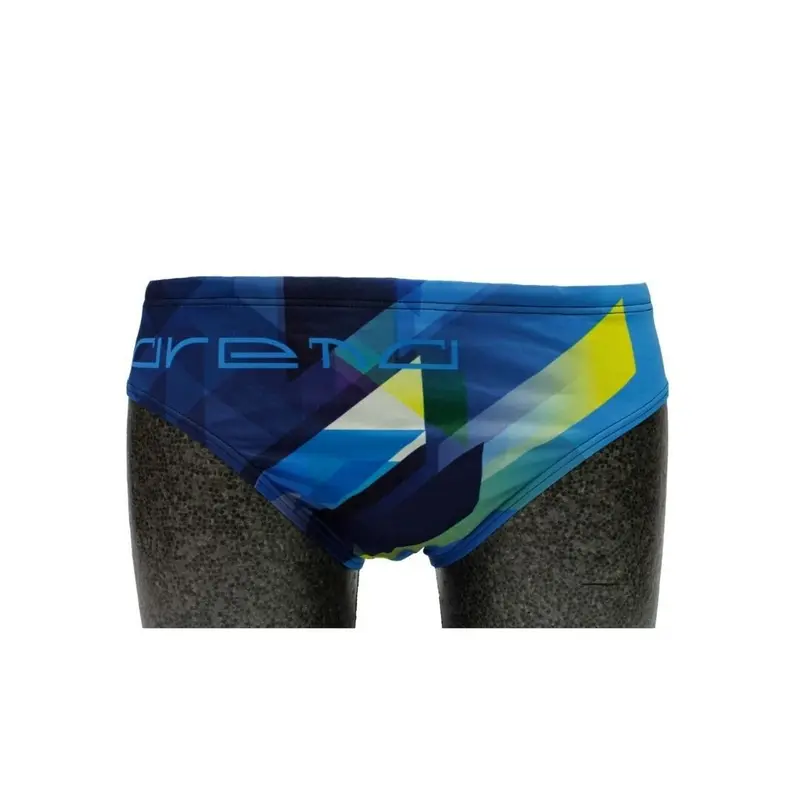 Costume slip da uomo Arena colore nero-turchese