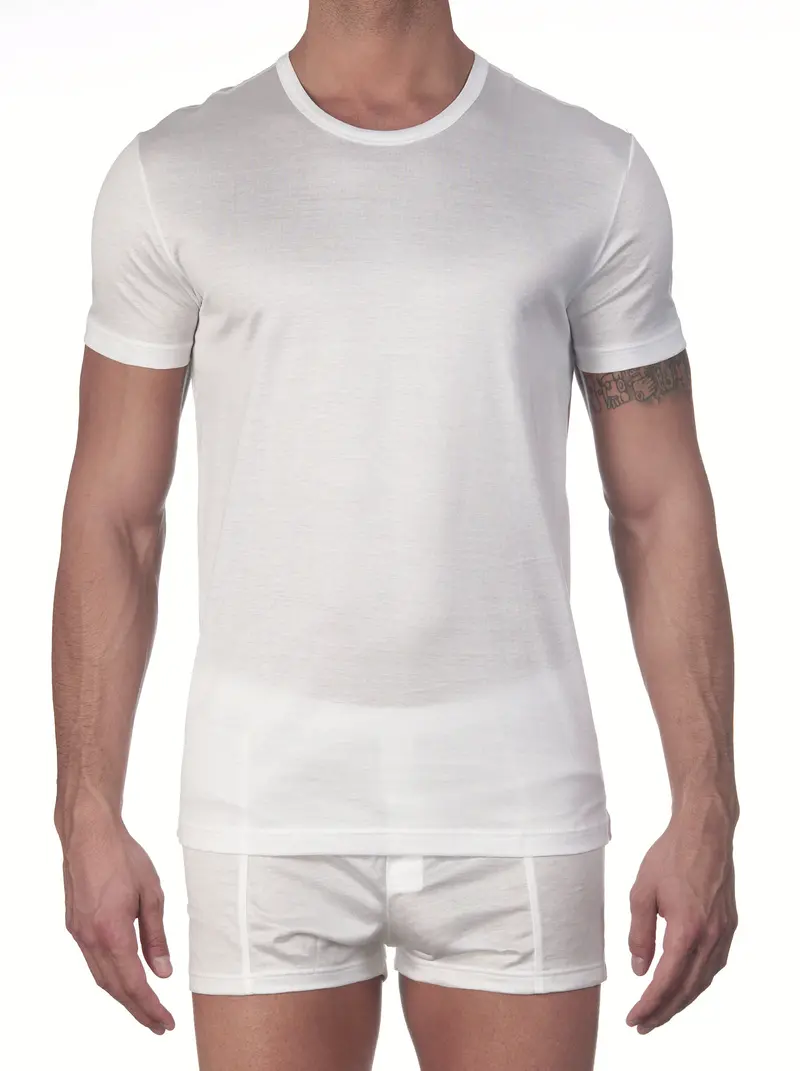 Cotton Crew Neck T-Shirt 2600