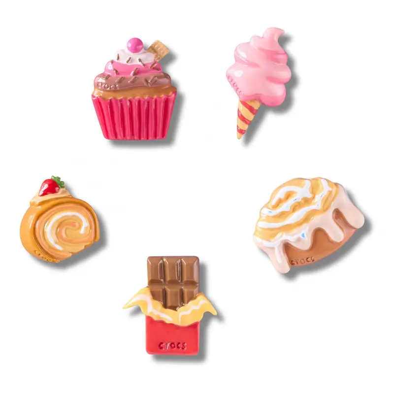 CROCS SWEET TREATS 5pz JIBBITZ PER CROCS 6114 JIB/UCOL