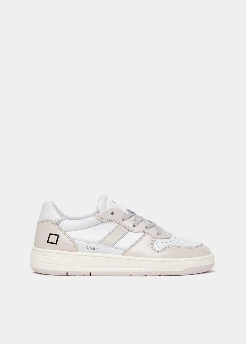 DATE SCARPE COURT 2.0 SOFT WHITE-PINK DONNA W401-C2-SF-WP