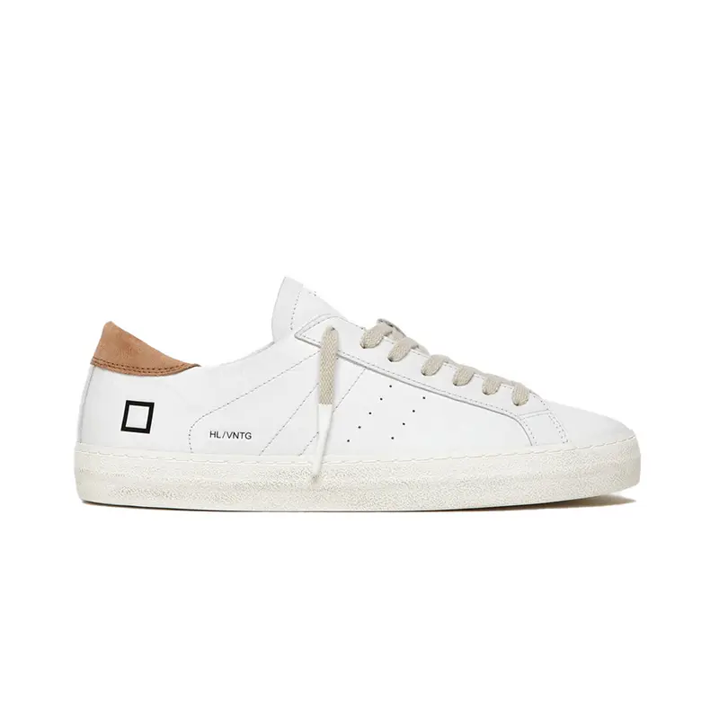 DATE SCARPE HILL LOW VINTAGE CALF WHITE-RUST UOMO M401-HL-VC-IU