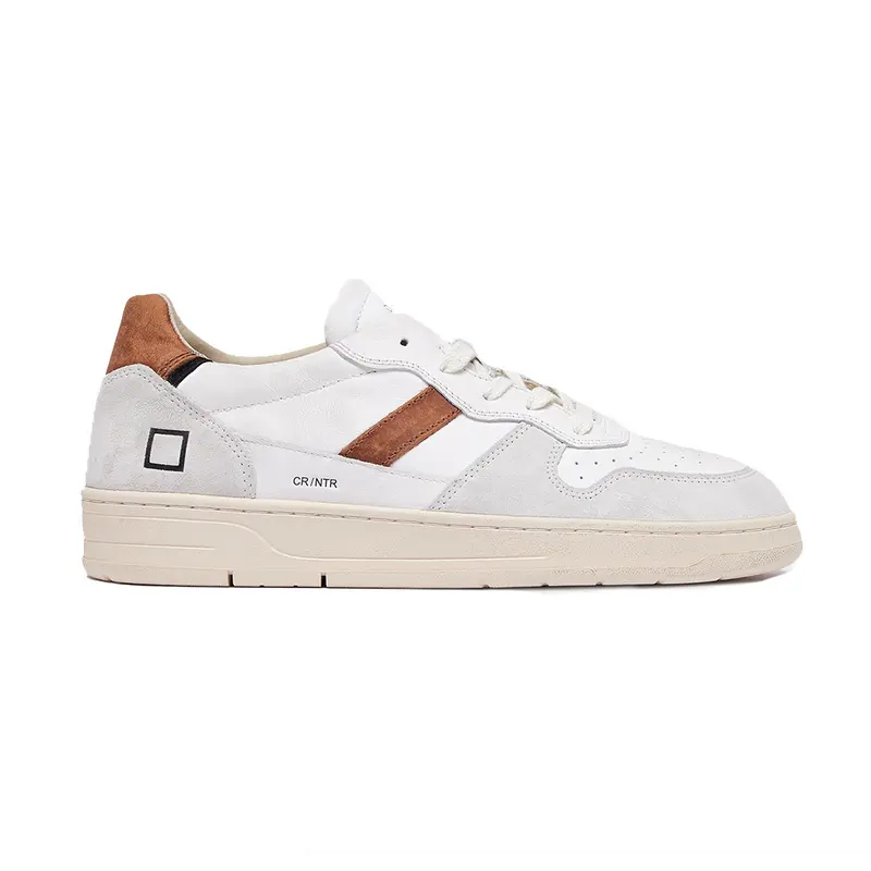 DATE SNEAKERS IN PELLE COURT 2.0 NATURAL M411-C2-NT-WI