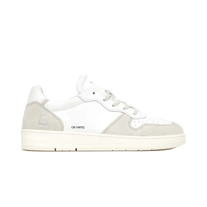 DATE SNEAKERS IN PELLE COURT VINTAGE CALF M997-CR-VC-WH