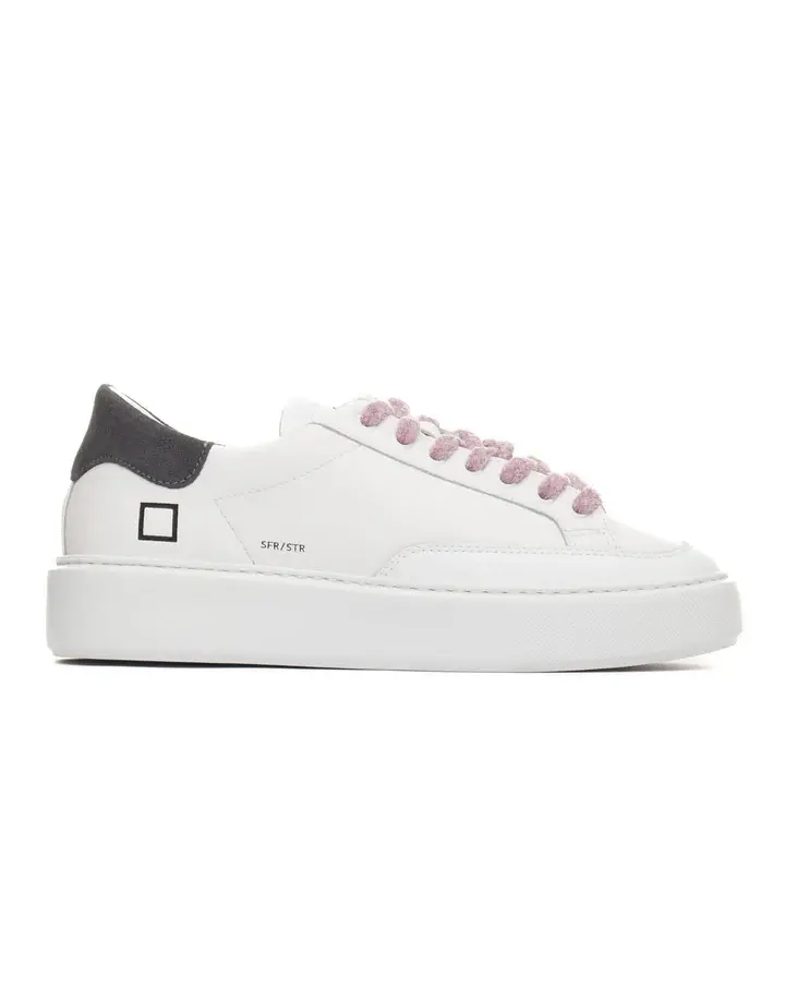 DATE SNEAKERS IN PELLE SFERA STRIPE W411-SF-SR-WY