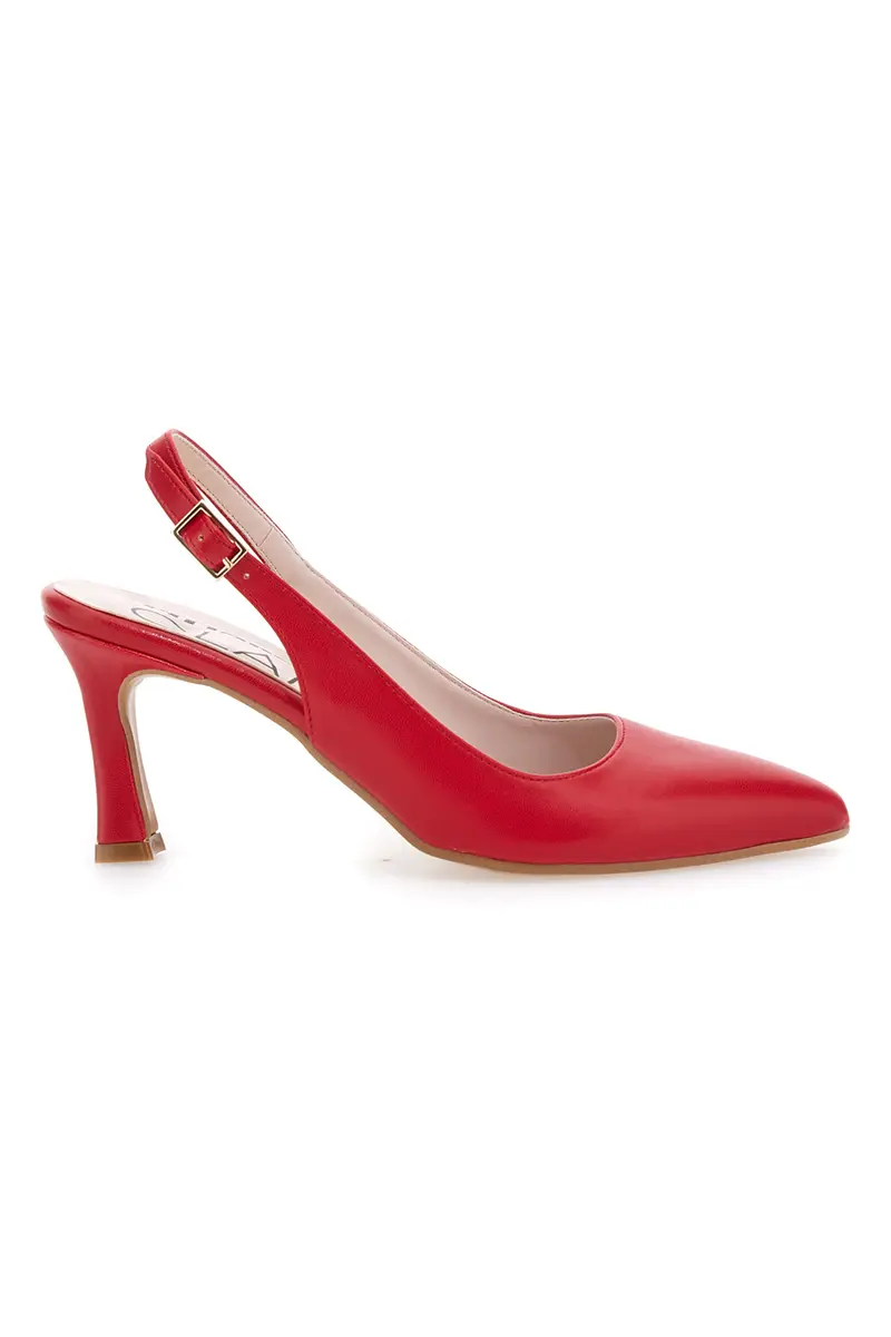 Décolleté Rosse Slingback con Tacco Medio PITTARELLO GLAM 2371