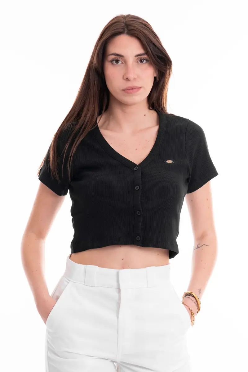 DICKIES CARDIGAN EMPORIA SHORT SLEEVES DONNA DK0A4YRUBLK1