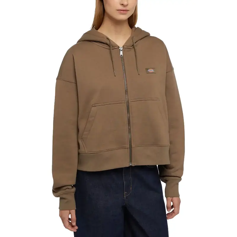 DICKIES FELPA CON CAPPUCCIO E ZIP OAKPORT DONNA DK0A4Y1ZMR11