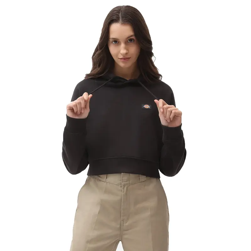 DICKIES FELPA CON CAPPUCCIO OAKPORT DONNA DK0A4XJTBLK1