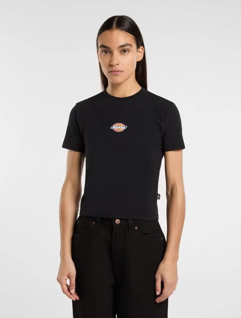 DICKIES T-SHIRT MANICA CORTA MAPLE VALLEY DONNA DK0A4ZAOBLK1