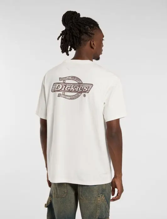 DICKIES T-SHIRT WOOD MANICA CORTA CON STAMPA SU RETRO UOMO DK0A4ZATC481