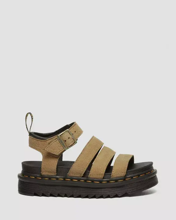 Dr.MARTENS SANDALI BLAIRE IN PELLE NABUK BOTTALATA 31735439