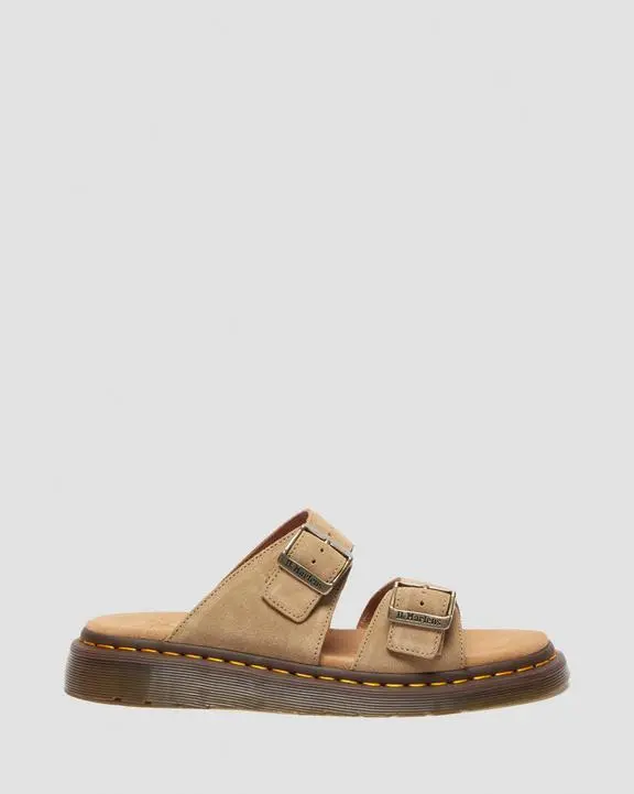 Dr.MARTENS SANDALI JOSEF CON FIBBIE IN SUEDE 41083200
