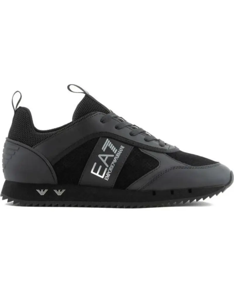 EA7 M SNEAKERS BLACK&WHITE SUEDE X8X027 XK347 S336