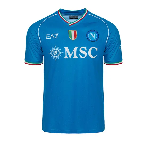 EA7 NAPOLI MAGLIA GARA REPLICA HOME WU01