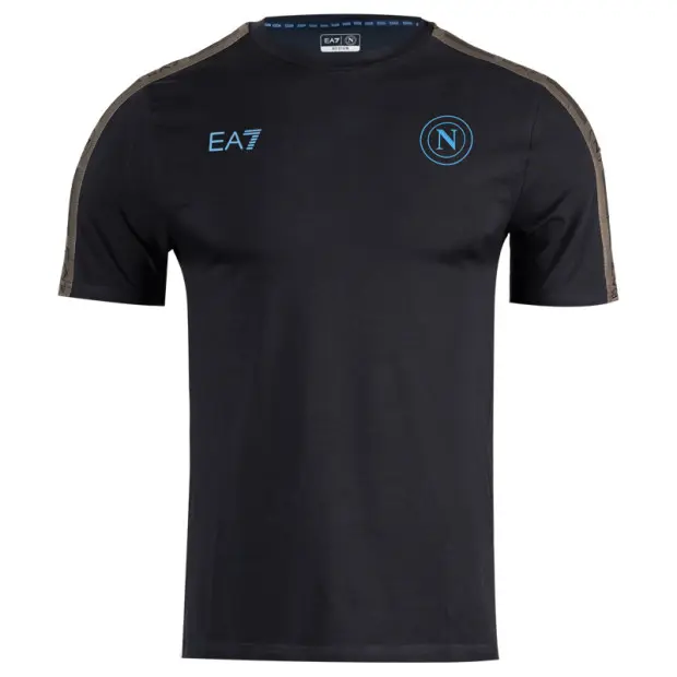EA7 NAPOLI T-SHIRT STAFF UOMO N25R01 BLU