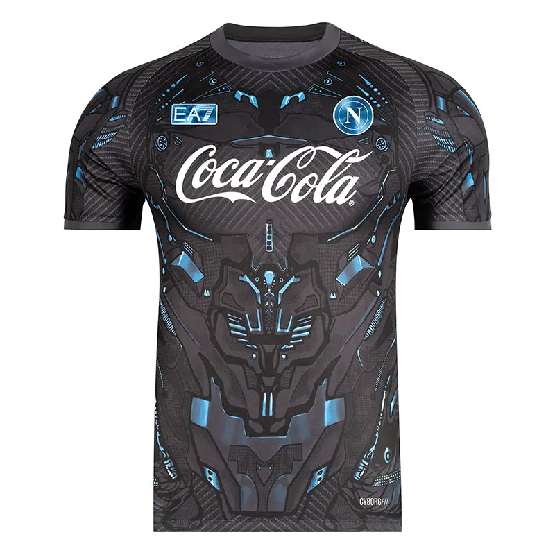 EA7 NAPOLI T-SHIRT TRAINING TEAM NAPOLI N26T02 NER