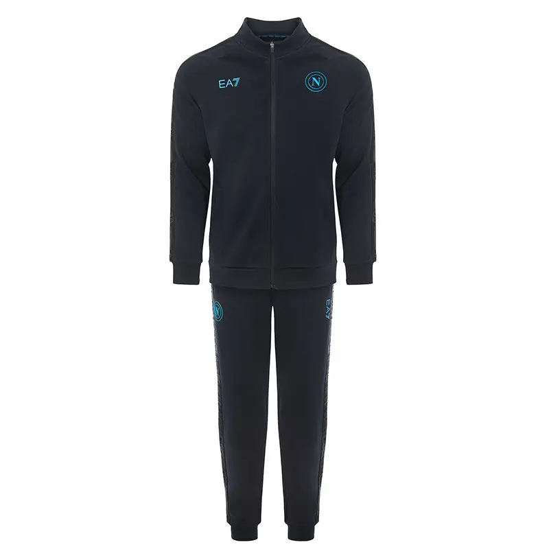 EA7 NAPOLI TUTA NAPOLI INTERLOCK SENZA CAPPUCCIO N25R16