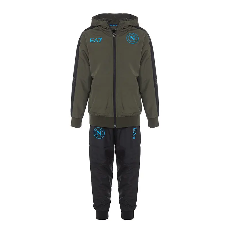 EA7 NAPOLI TUTA NYLON CON CAPPUCCIO JUNIOR N25R08JR