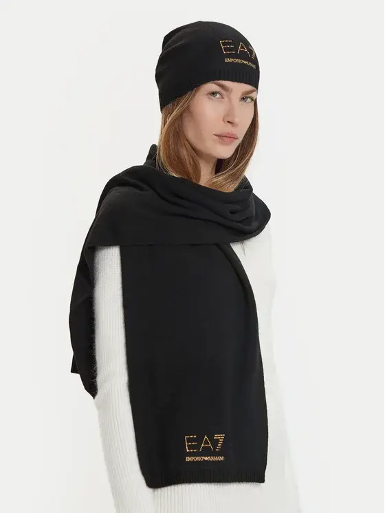 EA7 SET CAPPELLO + SCIARPA CON LOGO 282000 4F200 00020