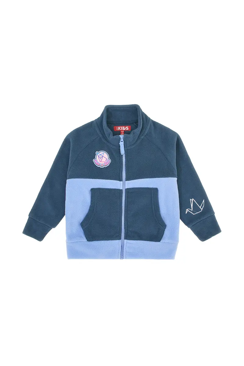 Felpa bicolor in pile morbido Pitt Kids PT-KF-8017