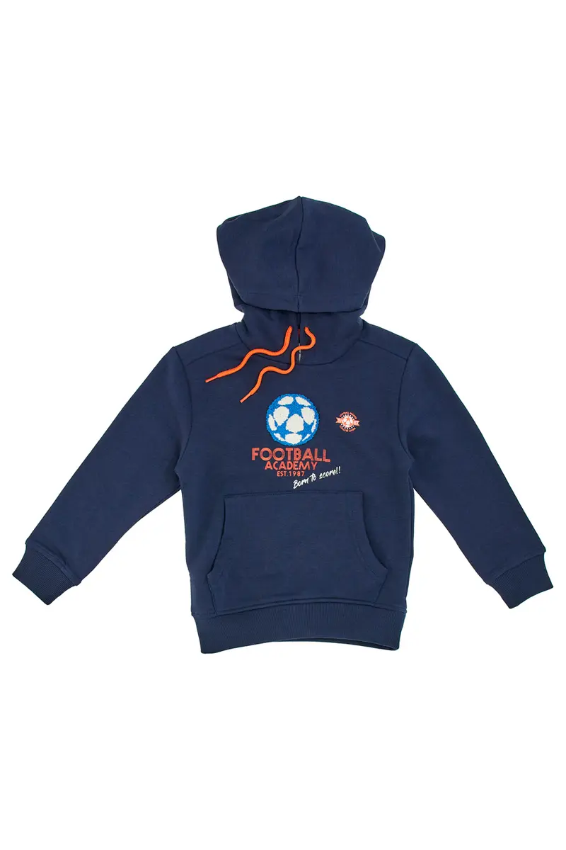 Felpa con Cappuccio Pitt Kids 04023 Blu