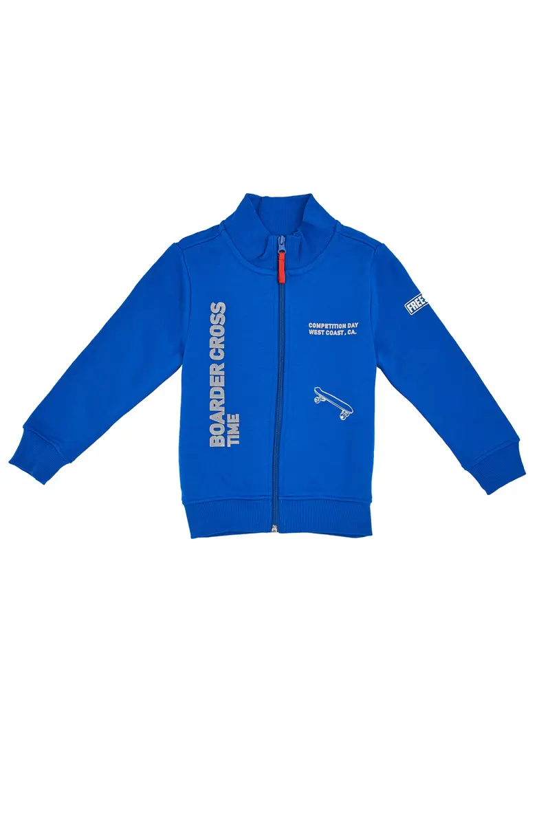 Felpa con Cerniera Pitt Kids 04010 Blu